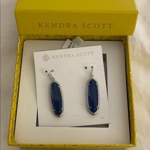 Kendra Scott navy earrings